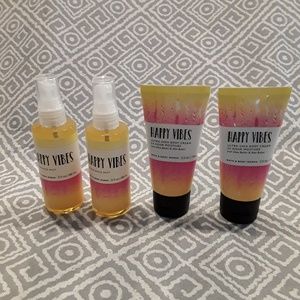 B&BW HAPPY VIBES TRAVEL SIZE LOTION AND SPRAY